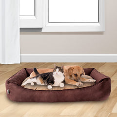 Cama Lisa de Color Marrón Wodoti De Luxe - astorpet