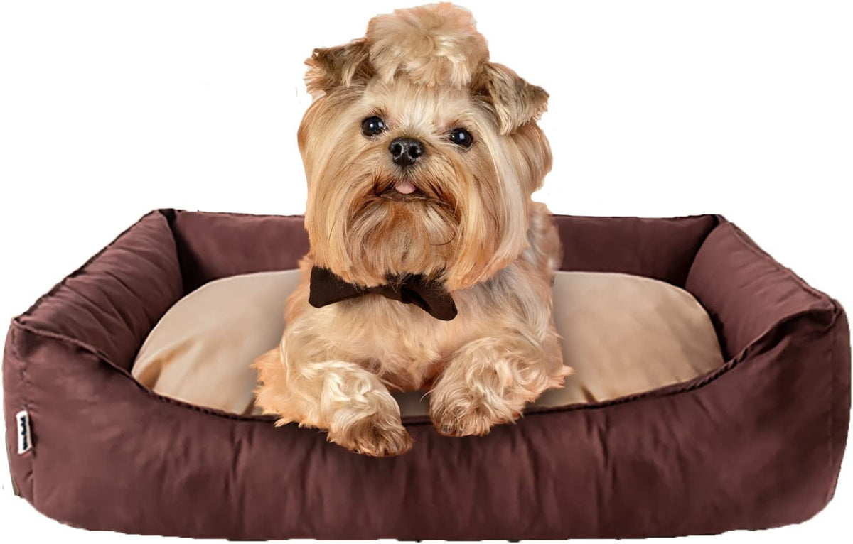Cama Lisa de Color Marrón Wodoti De Luxe - astorpet