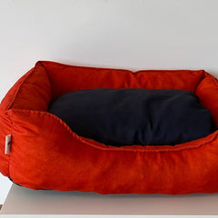 Cama Lisa de Color Rojo Wodoti - astorpet