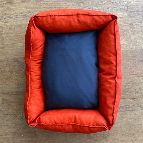 Cama Lisa de Color Rojo Wodoti - astorpet